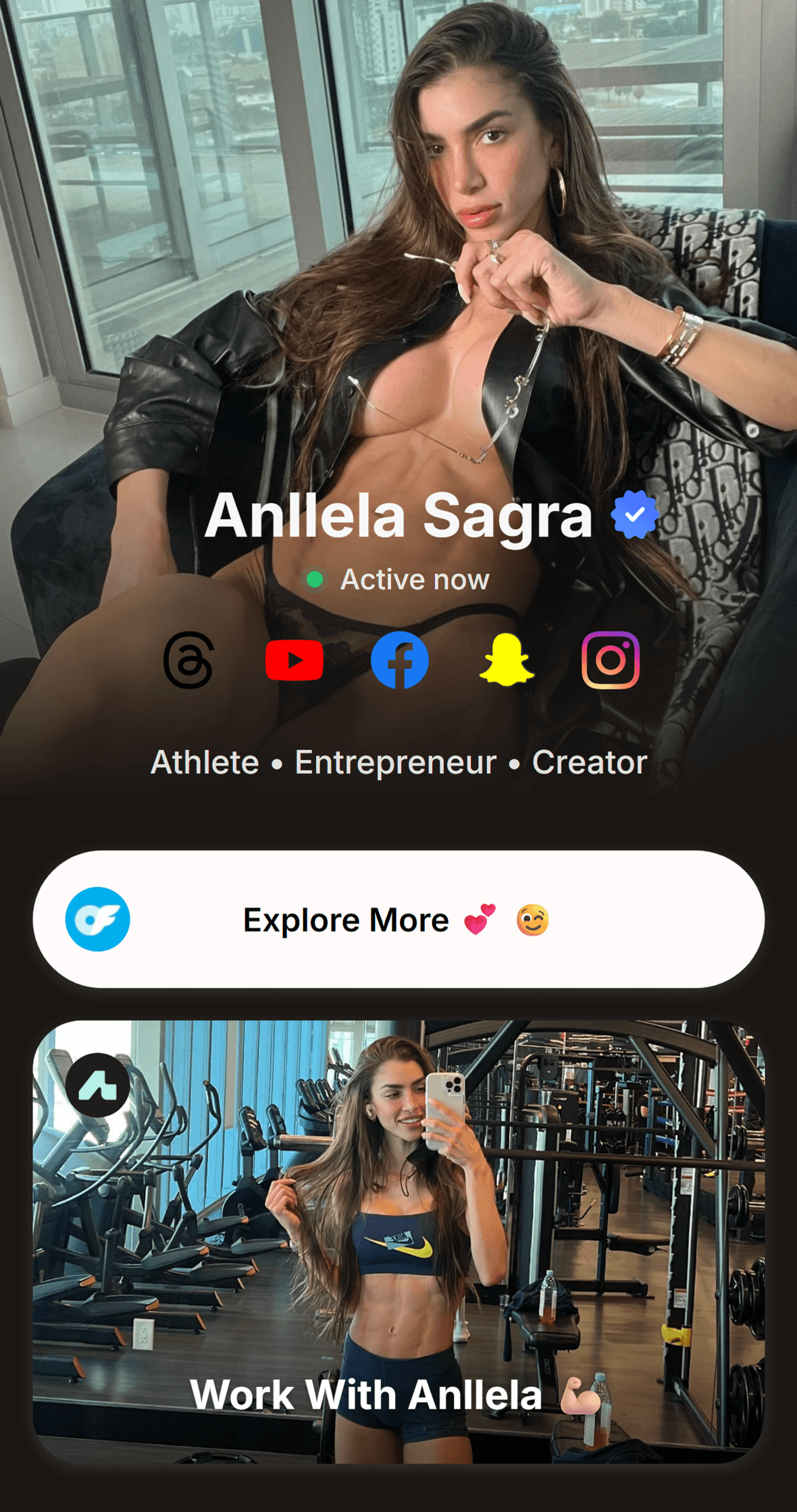 Creator page on Supalink